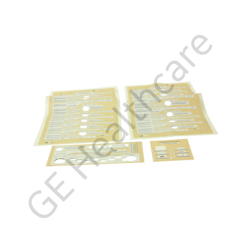 Front Label Kit Including All Languages for DASH 4000 Front Label Kit Including All Languages for DASH 4000
